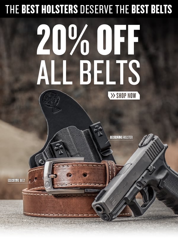 20% Off All Belts - Shop Now
